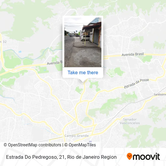 Estrada Do Pedregoso, 21 map