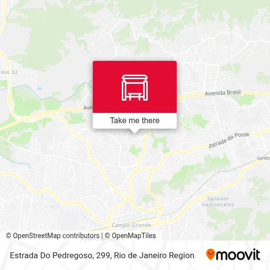 Estrada Do Pedregoso, 299 map