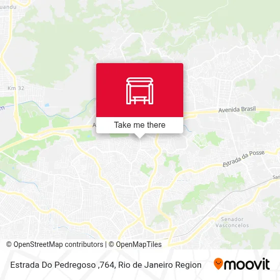 Estrada Do Pedregoso ,764 map