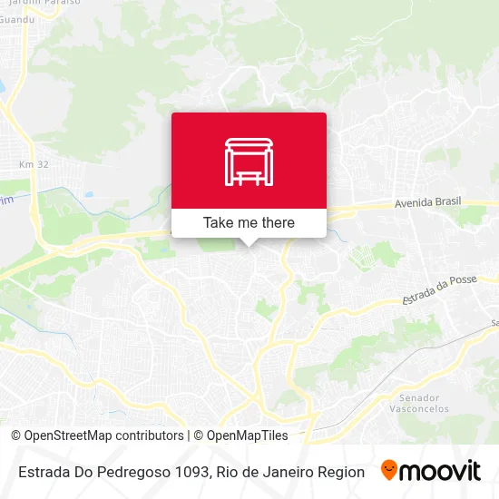 Estrada Do Pedregoso 1093 map