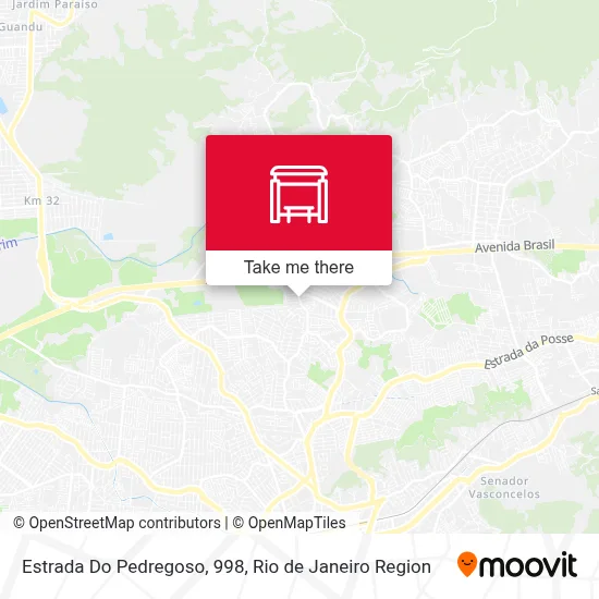Estrada Do Pedregoso, 998 map