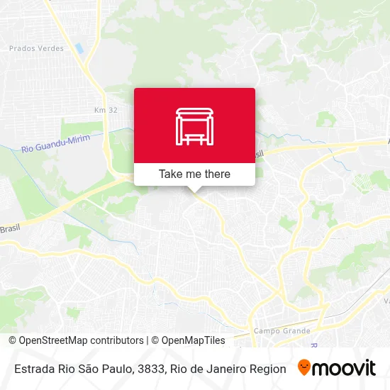 Estrada Rio São Paulo, 3833 map