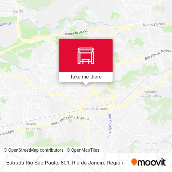 Estrada Rio São Paulo, 801 map