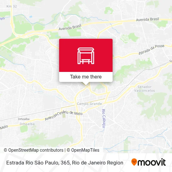 Estrada Rio São Paulo, 365 map