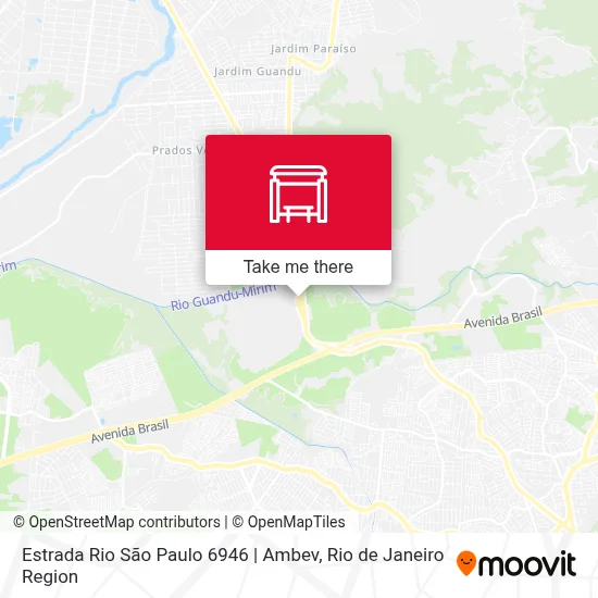 Estrada Rio São Paulo 6946 | Ambev map