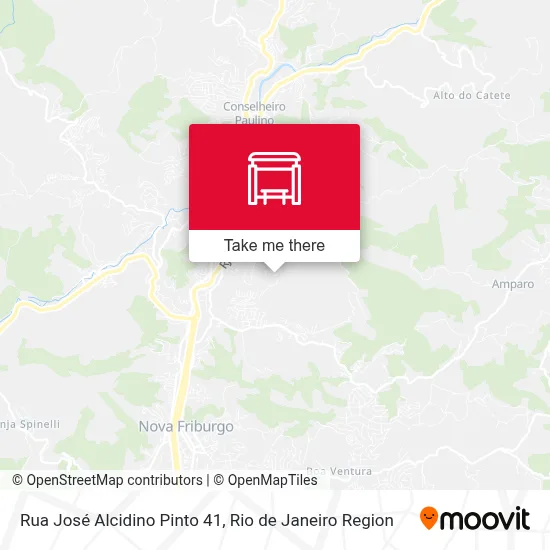 Rua José Alcidino Pinto 41 map
