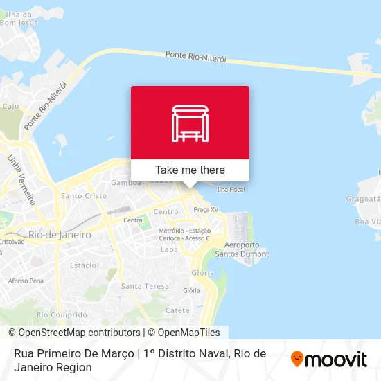 Rua Primeiro De Março | 1º Distrito Naval map