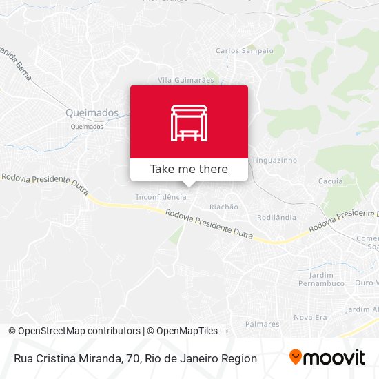 Rua Cristina Miranda, 70 map