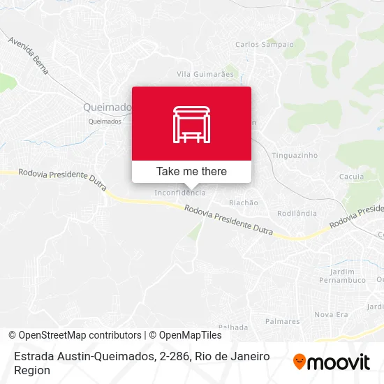 Estrada Austin-Queimados, 2-286 map