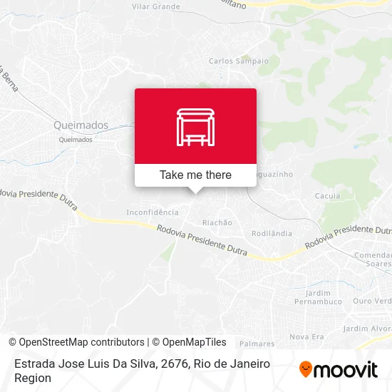 Estrada Jose Luis Da Silva, 2676 map