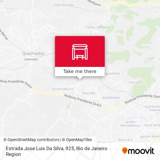 Estrada Jose Luis Da Silva, 925 map