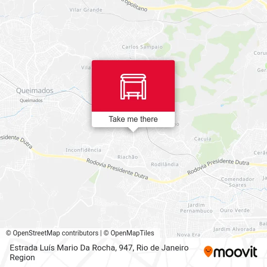 Estrada Luís Mario Da Rocha, 947 map