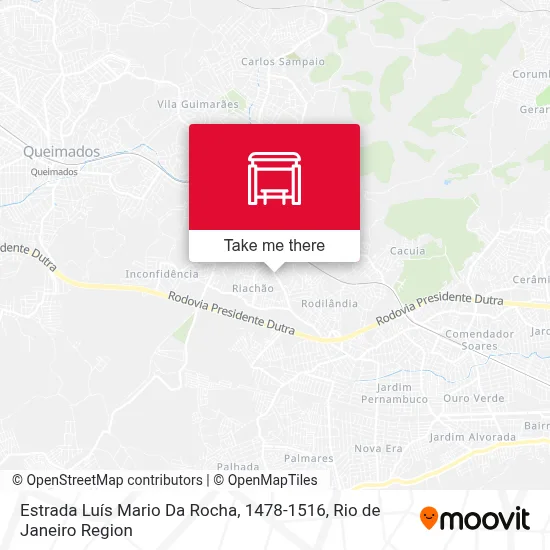 Estrada Luís Mario Da Rocha, 1478-1516 map