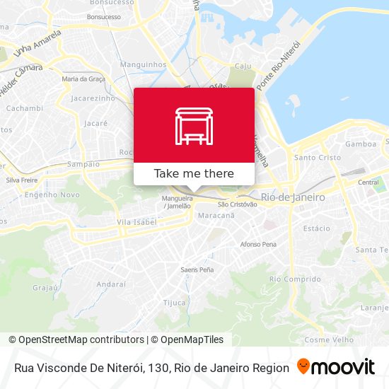 Mapa Rua Visconde De Niterói, 130