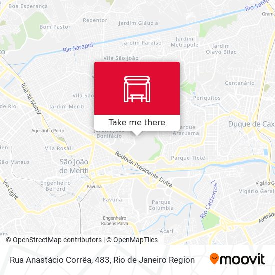 Rua Anastácio Corrêa, 483 map