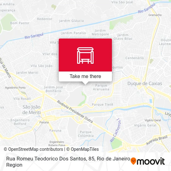 Rua Romeu Teodorico Dos Santos, 85 map
