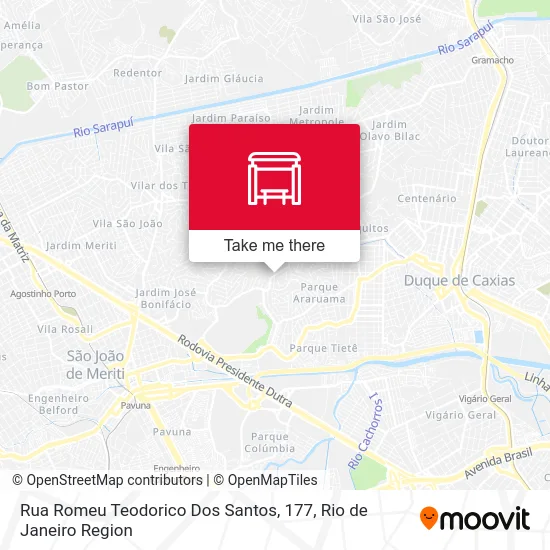 Rua Romeu Teodorico Dos Santos, 177 map