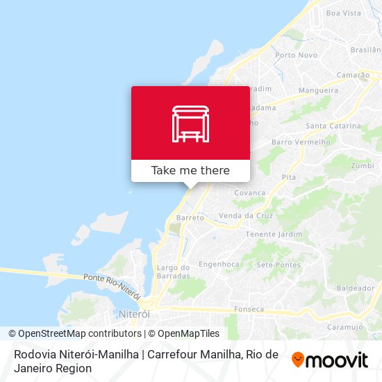 Rodovia Niterói-Manilha | Carrefour Manilha map