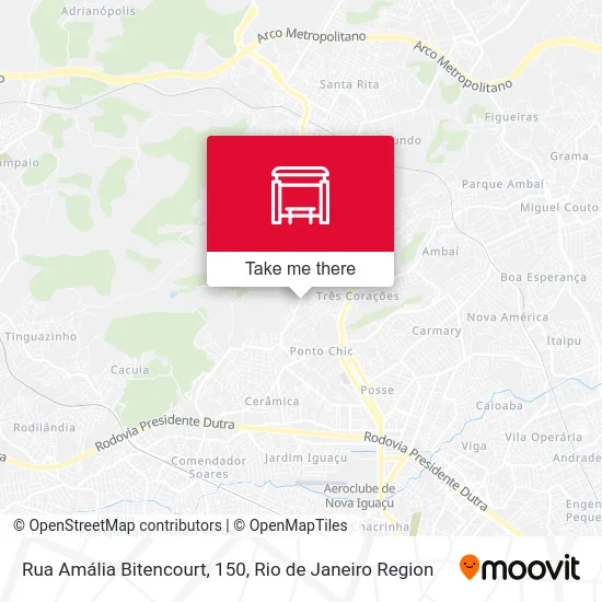 Rua Amália Bitencourt, 150 map