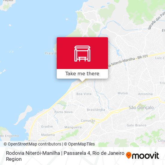 Rodovia Niterói-Manilha | Passarela 4 map