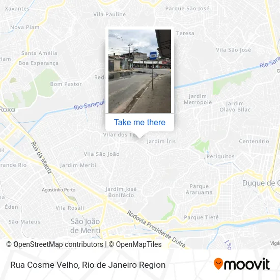 Rua Cosme Velho map