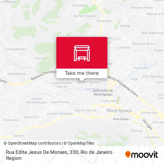 Rua Edite Jesus De Moraes, 330 map