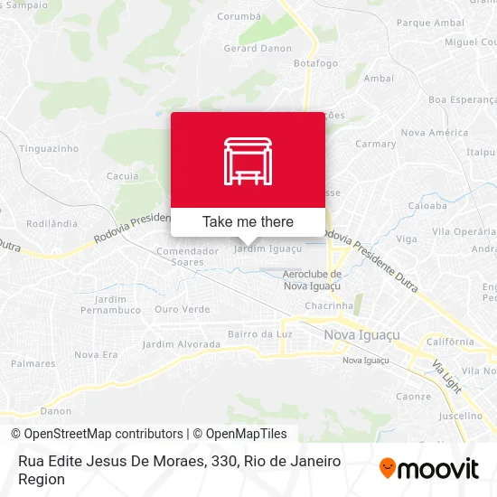 Rua Edite Jesus De Moraes, 330 map