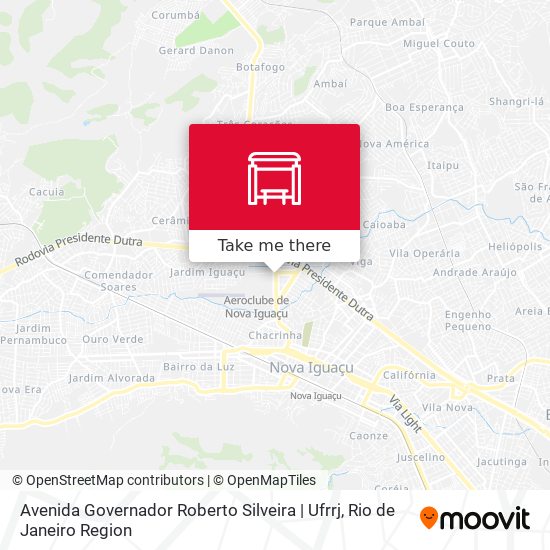 Mapa Avenida Governador Roberto Silveira | Ufrrj