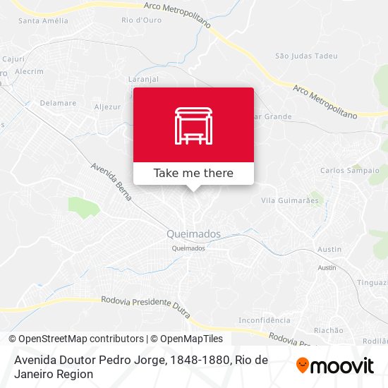 Mapa Avenida Doutor Pedro Jorge, 1848-1880