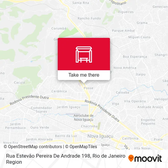 Rua Estevão Pereira De Andrade 198 map