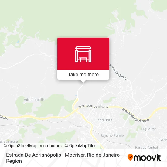 Estrada De Adrianópolis | Mocriver map