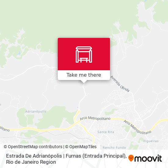Estrada De Adrianópolis | Furnas (Entrada Principal) map