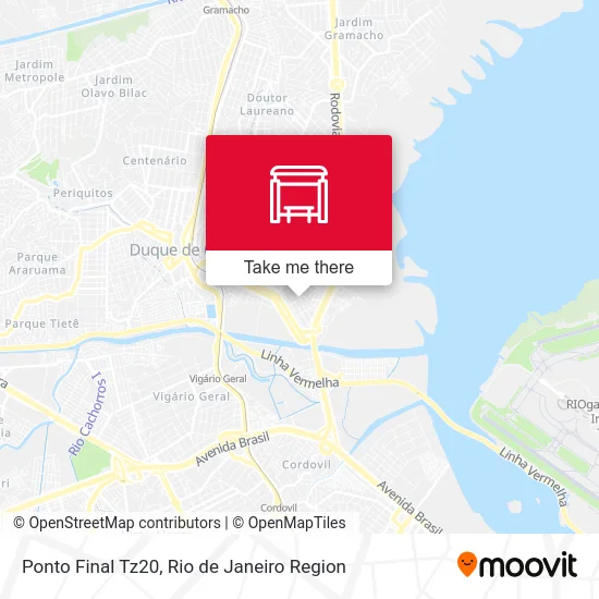 Ponto Final Tz20 map