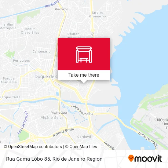 Rua Gama Lôbo 85 map