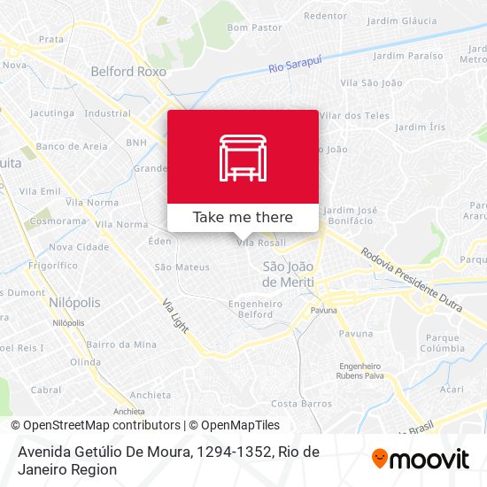 Avenida Getúlio De Moura, 1294-1352 map