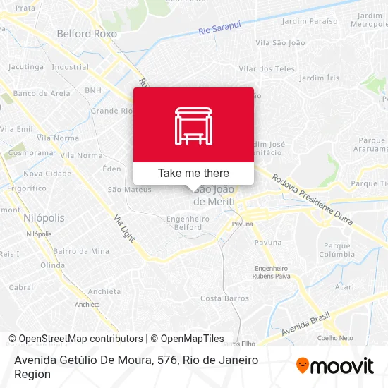 Avenida Getúlio De Moura, 576 map