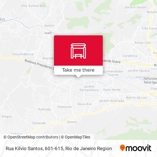 Rua Kilvio Santos, 601-615 map