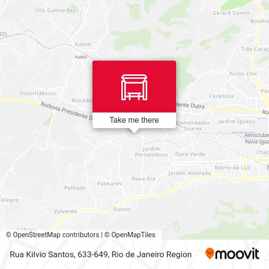 Rua Kilvio Santos, 633-649 map