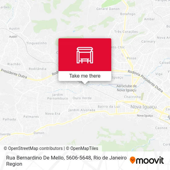 Rua Bernardino De Mello, 5606-5648 map
