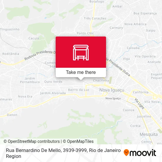 Rua Bernardino De Mello, 3939-3999 map