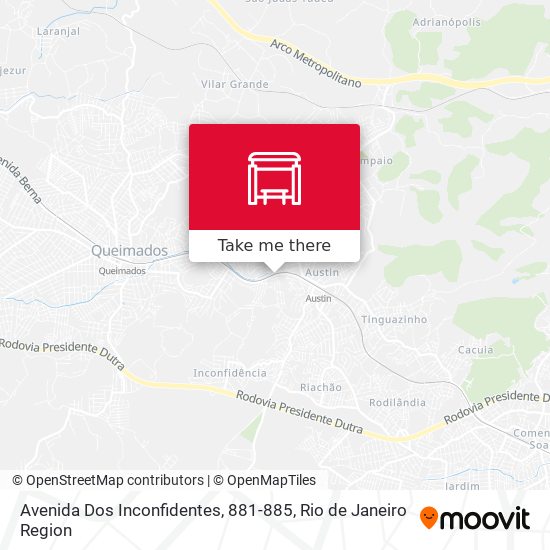 Avenida Dos Inconfidentes, 881-885 map