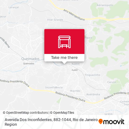 Avenida Dos Inconfidentes, 882-1044 map