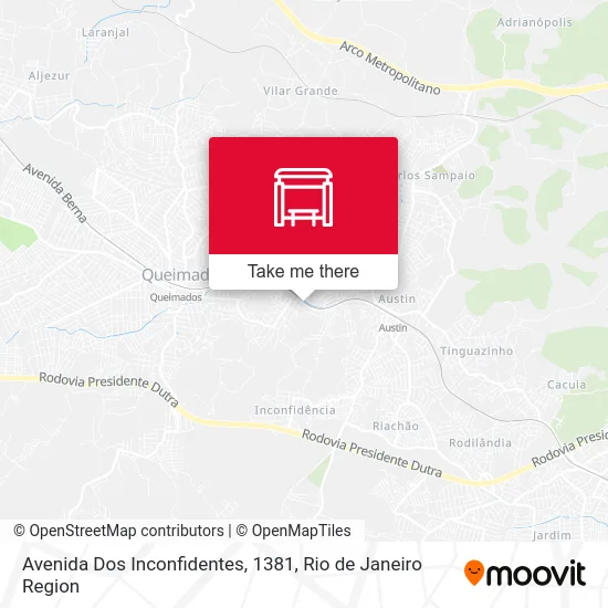 Avenida Dos Inconfidentes, 1381 map