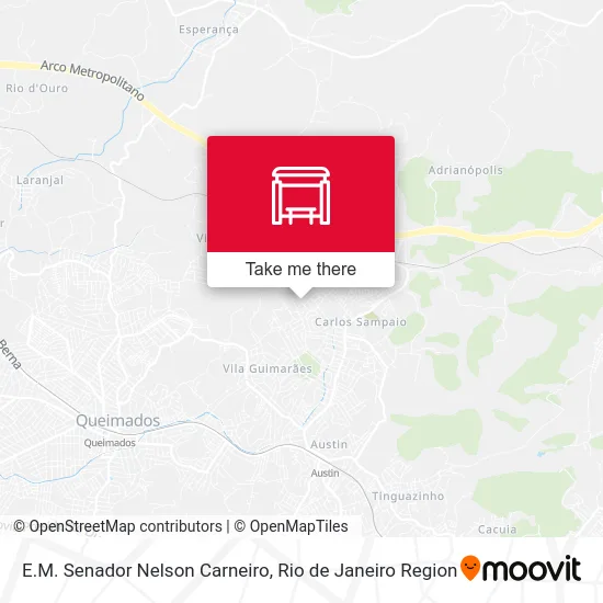 E.M. Senador Nelson Carneiro map