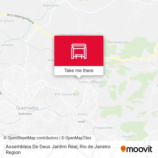 Assembleia De Deus Jardim Real map