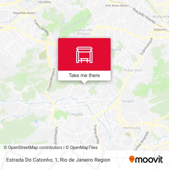 Estrada Do Catonho, 1 map