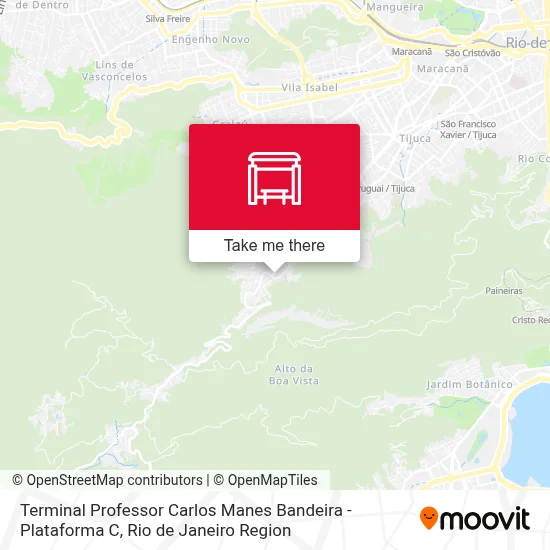 Terminal Professor Carlos Manes Bandeira - Plataforma C map