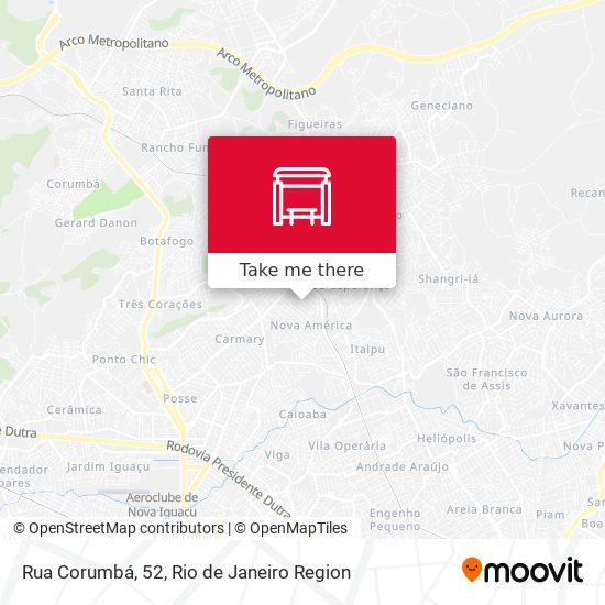 Rua Corumbá, 52 map