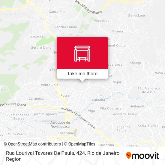Rua Lourival Tavares De Paula, 424 map