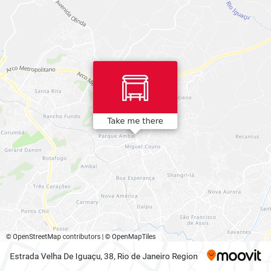 Estrada Velha De Iguaçu, 38 map